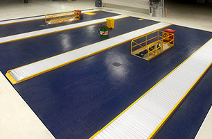 Completed Suspended Ceiling Pit with 3 bays