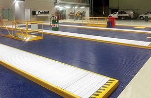 Completed Suspended Ceiling Pit with 3 bays