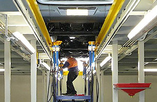 Heavy Vehicle Pit Jacking System