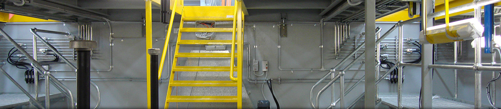 suspended ceiling workshop service pit